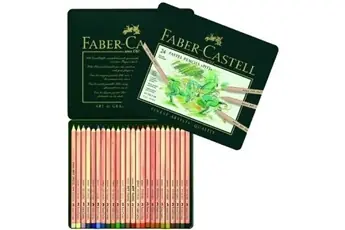 BOÎTE METAL DE 24 CRAYONS PASTEL PITT