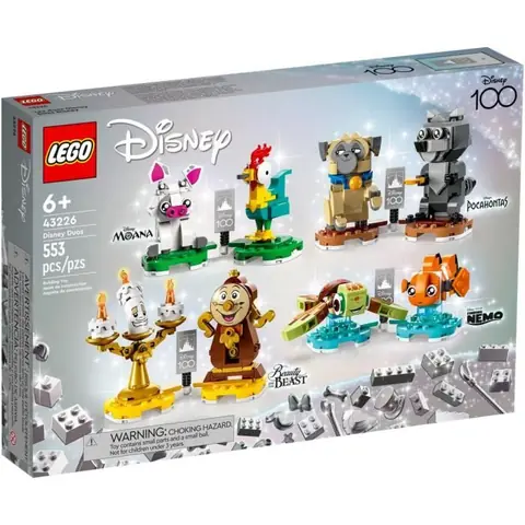 LEGO® Disney Duos Disney (43226) - LEGO - 2 figurines Disney incluses - 60 pièces - Plastique - Jouet