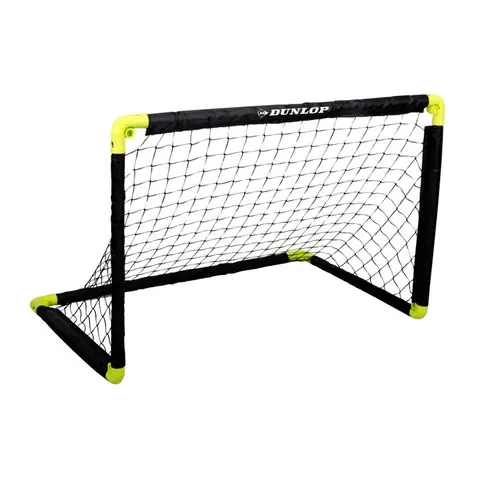 But de Football - Dunlop - Mini-Goal - Pliable - 90x59x61cm - Pour Enfants