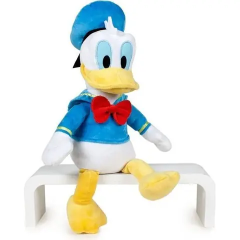 Peluche - Disney - Donald - 40 cm - Bleu/Jaune/Blanc - Officielle - Mickey Mouse