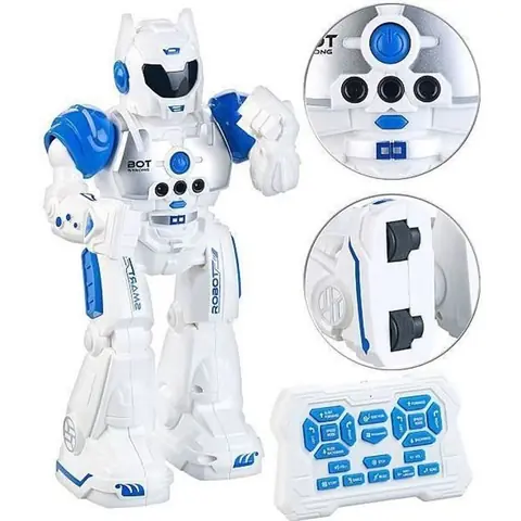 PLAYTASTIC Robot Interactif Telecommande 28 cm Programmable