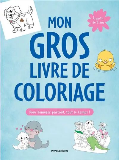 Mon gros livre de coloriage - 3-6 ans Plus de 350 coloriages pour s'amuser partout, tout le temps - Merci Les Livres