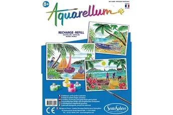 Recharge Aquarellum : Paysages Tropicaux