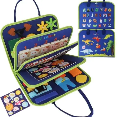 Jouet dactivité - Busy Board Sensory Toys - Motricité Fine - 1-4 ans - 25 compétences