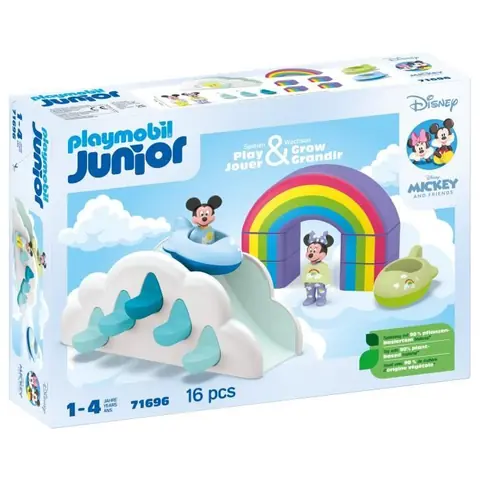 PLAYMOBIL Junior 71696 Maison des nuages de Mickey et Minnie Junior & Disney Dès 12 mois