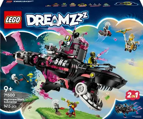 LEGO® DREAMZzz™ 71500 Le sous-marin requin des cauchemars