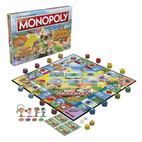 MONOPOLY - édition Animal Crossing New Horizons - plateau de Jeu amusant pour enfants - à partir de 8 ans