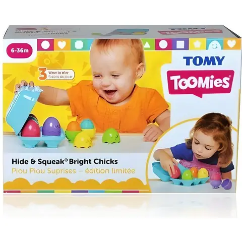 TOMY TOOMIES Poussins Lumineux Hide - Squeak - 30693081