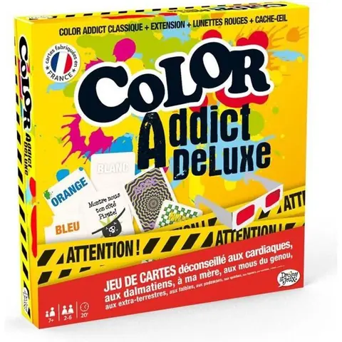 Jeu de Cartes Color Addict Deluxe - CARTAMUNDI - Mixte - A partir de 7 ans - 165 cartes