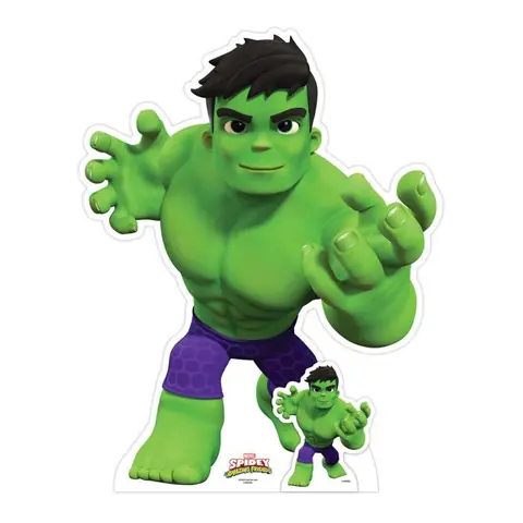 Figurine en carton - Hulk - Vert - 95 cm - Adulte