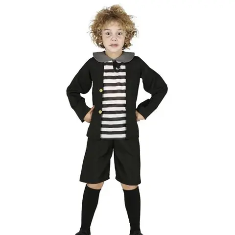 déguisement petit fantôme garçon - 3/4 ans - noir - générique 87681