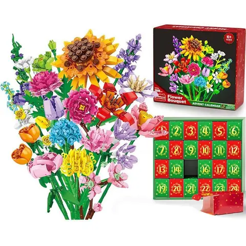 Calendrier de lAvent - HONO - Blocs de construction - Boîte surprise - Cadeaux de bricolage