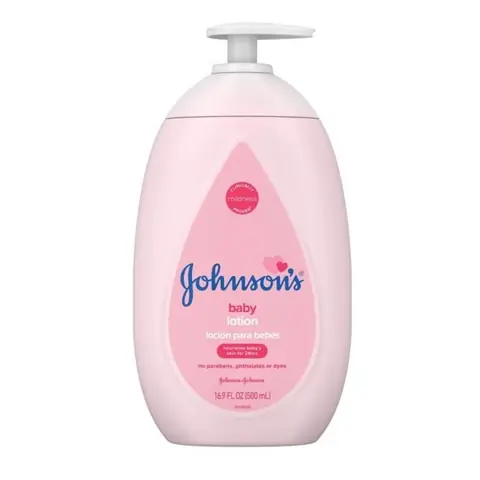 Lotion pour Bébé - JOHNSONS BABY - 500ml - Hypoallergénique - Nourrit la peau - Hydratation 24h