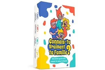 Connais-tu Vraiment ta Famille? Le Jeu Familial délirant Plein de devinettes, quizz et défis pour découvrir Qui connait Le Mieux la Famille! Jeu de