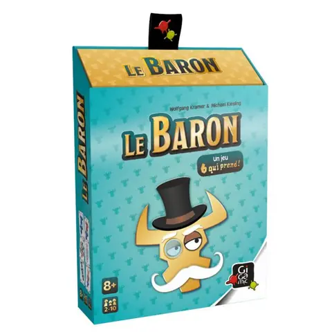 Jeu de société - GIGAMIC - Le Baron - Jeu de cartes stratégique - 2 joueurs ou plus - Multicolore