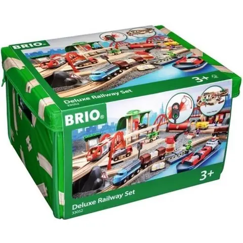 Circuit de Chemin de Fer Deluxe BRIO World - Ravensburger - 87 pièces - Dès 3 ans