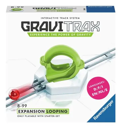 GraviTrax Bloc d'action Looping - Jeu de construction STEM - Circuit de billes créatif - Ravensburger- dès 8 ans