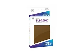 - 80 pochettes Supreme UX Sleeves taille standard Marron Mat