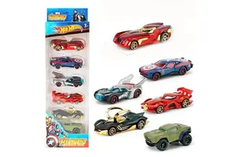 Set de 6 Pièces Véhicule The Avengers Jeu Enfant 7x3.3x2cm