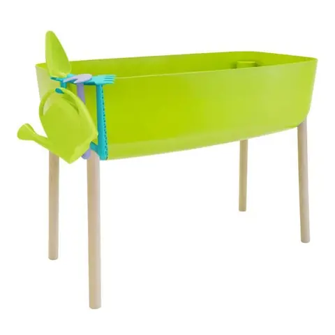Potager Enfant Jardinière sur Pieds - GARDENICO - Plastique et Bois