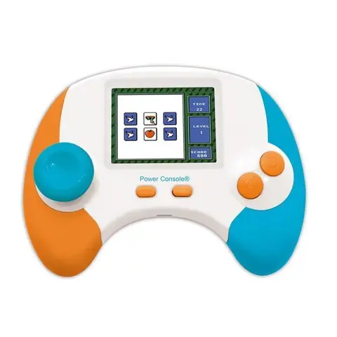 LEXIBOOK - Console éducative bilingue Français/anglais - Avec écran LCD 28 pouces - orange/bleu -JCG100DPi1