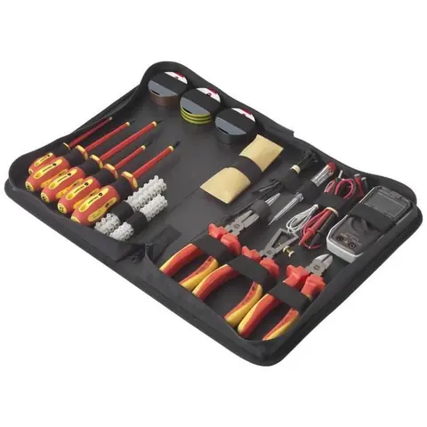 Jeu doutils TOOLCRAFT TO-7762929 pour électricien - 50 pièces