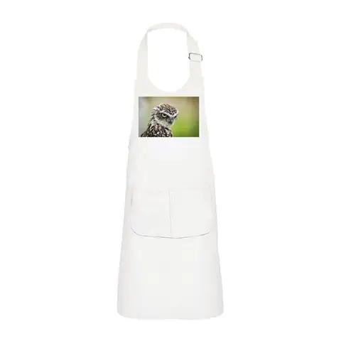 Fabulous Tablier Cuisine Enfant 2 Poches Blanc Bebe Chouette - Haut de gamme
