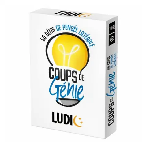 Jeu de société - HEADU - FR60513 - 10+ ans - 50 défis pensée latérale - Jeu de réflexion et stratégie
