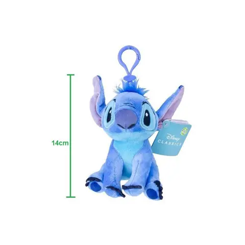 1 Peluche STITCH 14 cm avec attache. Disney Lilo et Stitch - Cerda