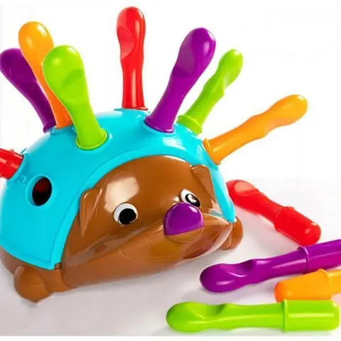 Jouets à partir de 1 ans Montessori Tri Jouet Motricité Bébé Jouet LHérisson Jouet Educatif Cadeau pour Bébé et Garçon fille