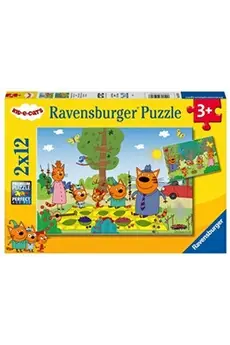 Puzzle enfant Journée Nature en famille 2x12 pièces