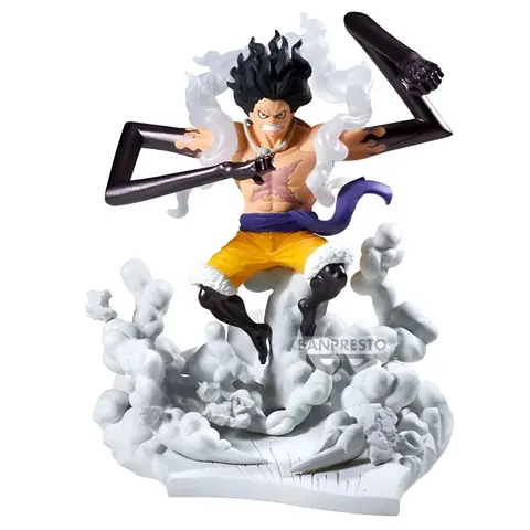 Figurine - BANPRESTO - Senkouzekkei - One Piece - 15 cm - Blanc/Noir