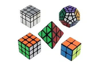 Rubik's Cube Magique de Vitesse 2x2x2 3x3x3 Pyramide Megaminx Set Enfant Cadeau Puzzle
