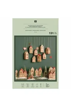 Kit de Bricolage Calendrier de l'Avent - Maisons & Sapins à Personnaliser -(...) - Vert