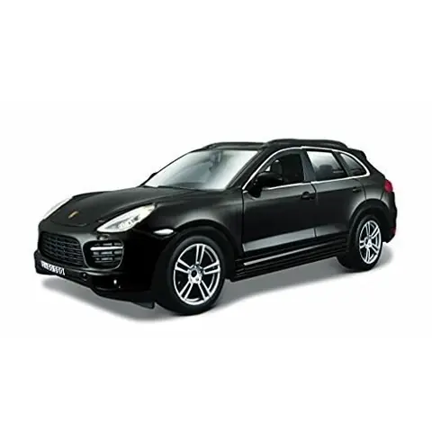 Jouet - BBURAGO - Porsche Cayenne Turbo - Noir - 1/24 - A partir de 3 ans