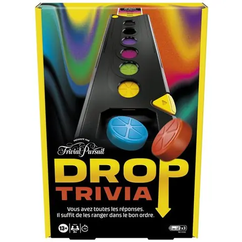 Hasbro Gaming Trivial Pursuit Drop Trivia Jeu de Societe