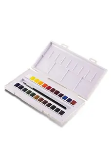 Boite Voyage - La Petite Aquarelle - 24 demi-godets