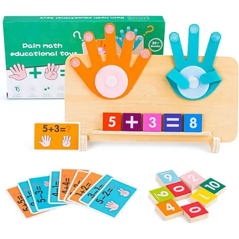 Jeux Éducatifs Montessori Mathématiques pour Enfants 3-6 Ans Jouets dApprentissage Compter Cadeau Idéal Garçons & Filles