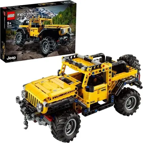 Jeep Wrangler Rubicon LEGO Technic (42122) - Voiture-Jouet 4x4 - SUV Tout-Terrain - Lego Technic