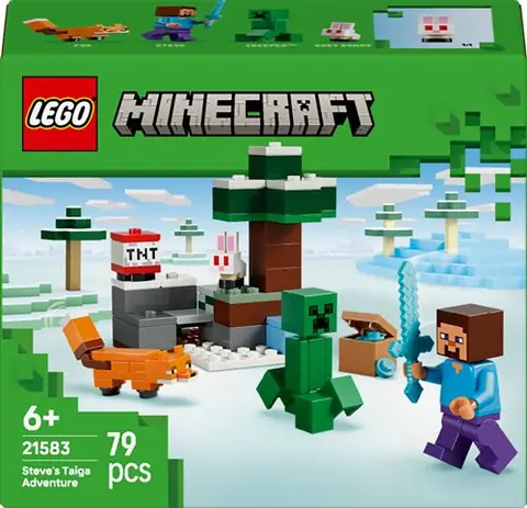 LEGO® Minecraft® 21583 Les aventures de Steve dans la taïga