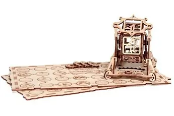 maquette en bois de la Roue de la fortune en 3D 21 cm 53-pièce