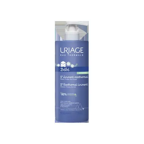 Huile de Bain - Uriage - Bébé 1er Liniment Oléo-Thermal - 500ml - Sans savon - Haute tolérance