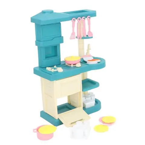 Ensemble de jeu de cuisine - V GEBY - Kids Kitchen Playset - 51 accessoires - Plastique - Interactif