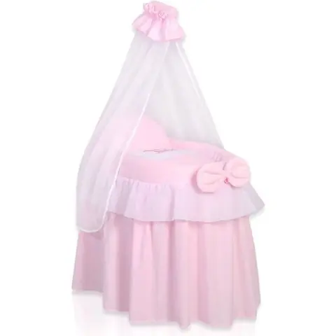 Berceau de poupée princesse rose avec ciel