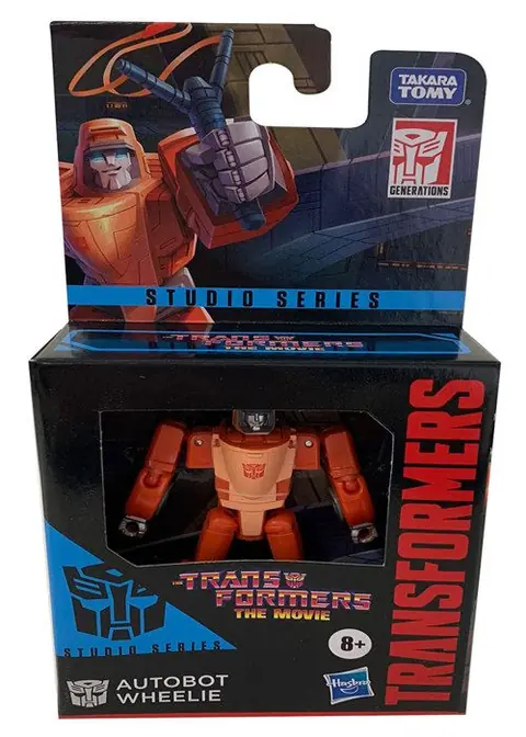 Figurine miniature - TRANSFORMERS - F3140 - Autobot Wheelie - 8 9 cm - Hautement articulée