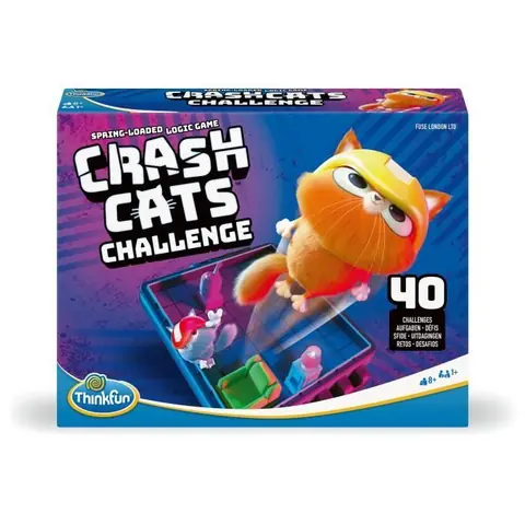 Crash Cats - Jeu de société - dès 8 ans - 40 défis et 4 niveaux - Ravensburger