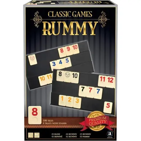 Rummy Classic - Jeu de société familial de réflexion 2-4 joueurs dès 8 ans