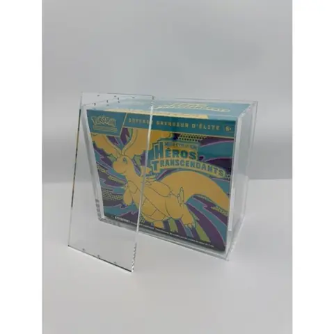 Protection acrylique pour collection de cartes Pokémon – Elite Trainer Box (ETB)