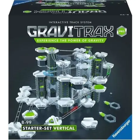 GraviTrax PRO - Ravensburger - Starter Set Vertical - Circuits de billes créatifs - 153 pièces - dès 8 ans