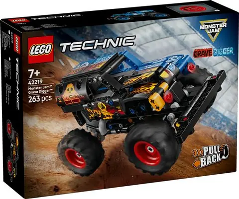 LEGO® Technic 42219 Monster Jam™ Grave Digger™ - Feu et glace